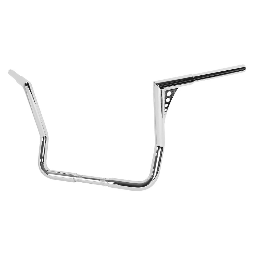 Manillar de suspensión cromado 14" Rise Ape apto para Harley Electra Street Glide 82-23 Foto 4 de 4