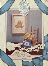 ALMA LYNNE'S WORKS OF HEART #ALX-71 - GIFTS OF LOVE - LOVE COUNTED CROSS STITCH