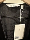 & Other Stories Velvet Wrap Dress Black 0