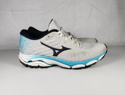 Mizuno Women's Wave Inspire 16 KNIT Running Shoes, Nimbus/Phantom, 7.5 US