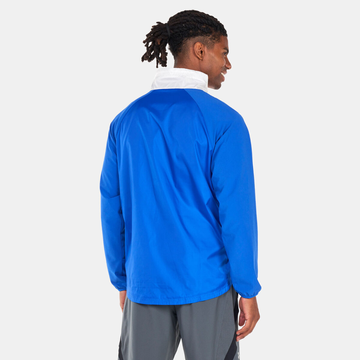 Under Armour Men's Stretch Woven 1/2 Zip Jacket Orange/Blue Under Armour Men's Stretch Woven 1/2 Zip Jacket Orange/Blue