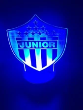 Edge Lit Tabletop Sign, Multi-Colored LED, Laser Etched, Colombian Junior Soccer