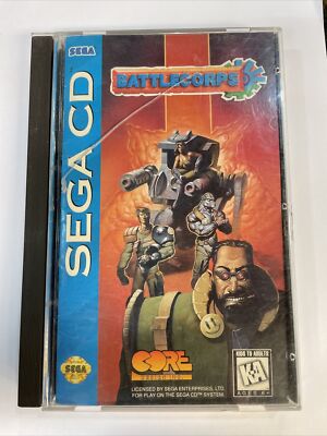 Battlecorps (Sega CD, 1993) Complete CIB Authentic Game w/ Case