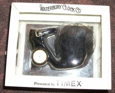 Vintage WATERBURY by TIMEX Novelty Clock: Stiletto heel with Marabou - NOS