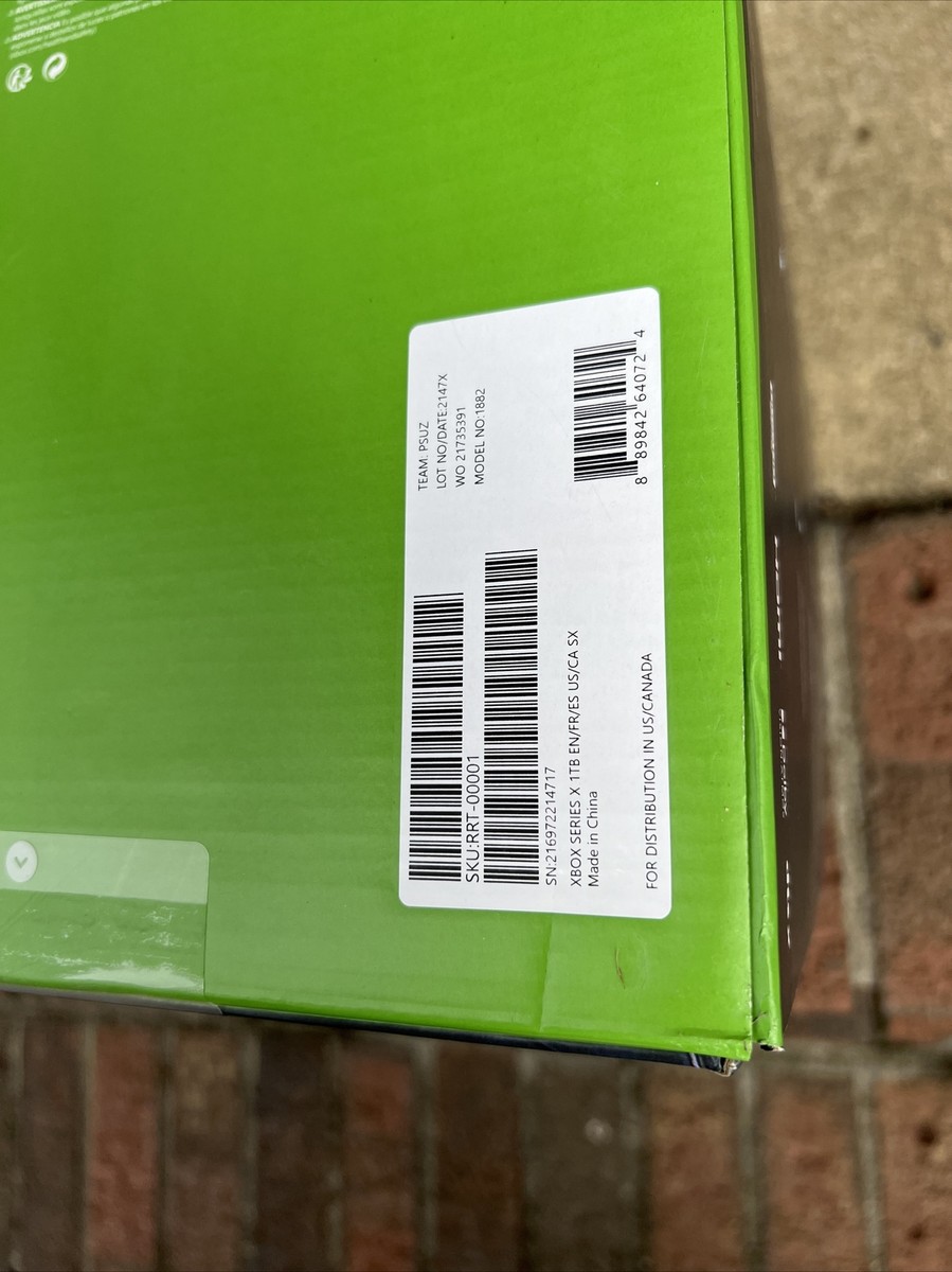Microsoft XBOX Series X 1TB Game Console Black Brand New