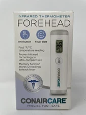 CONAIRCARE Infrared Forehead Thermometer One Button Fever Alert NEW
