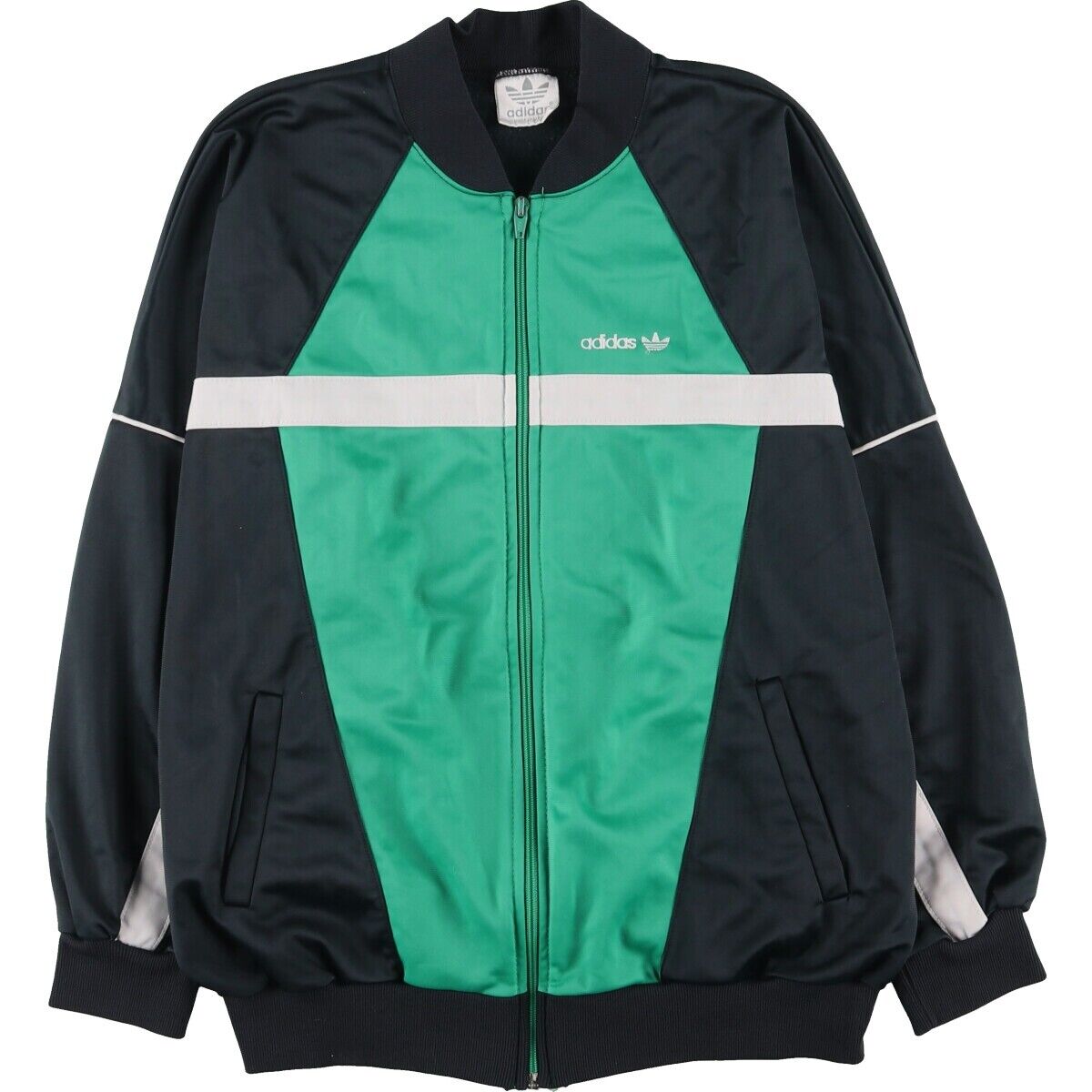 80'S Adidas Jersey Track Jacket Made in USA Men's S Vintage 80'S Adidas Jersey Track Jacket Made in USA Men's S Vintage