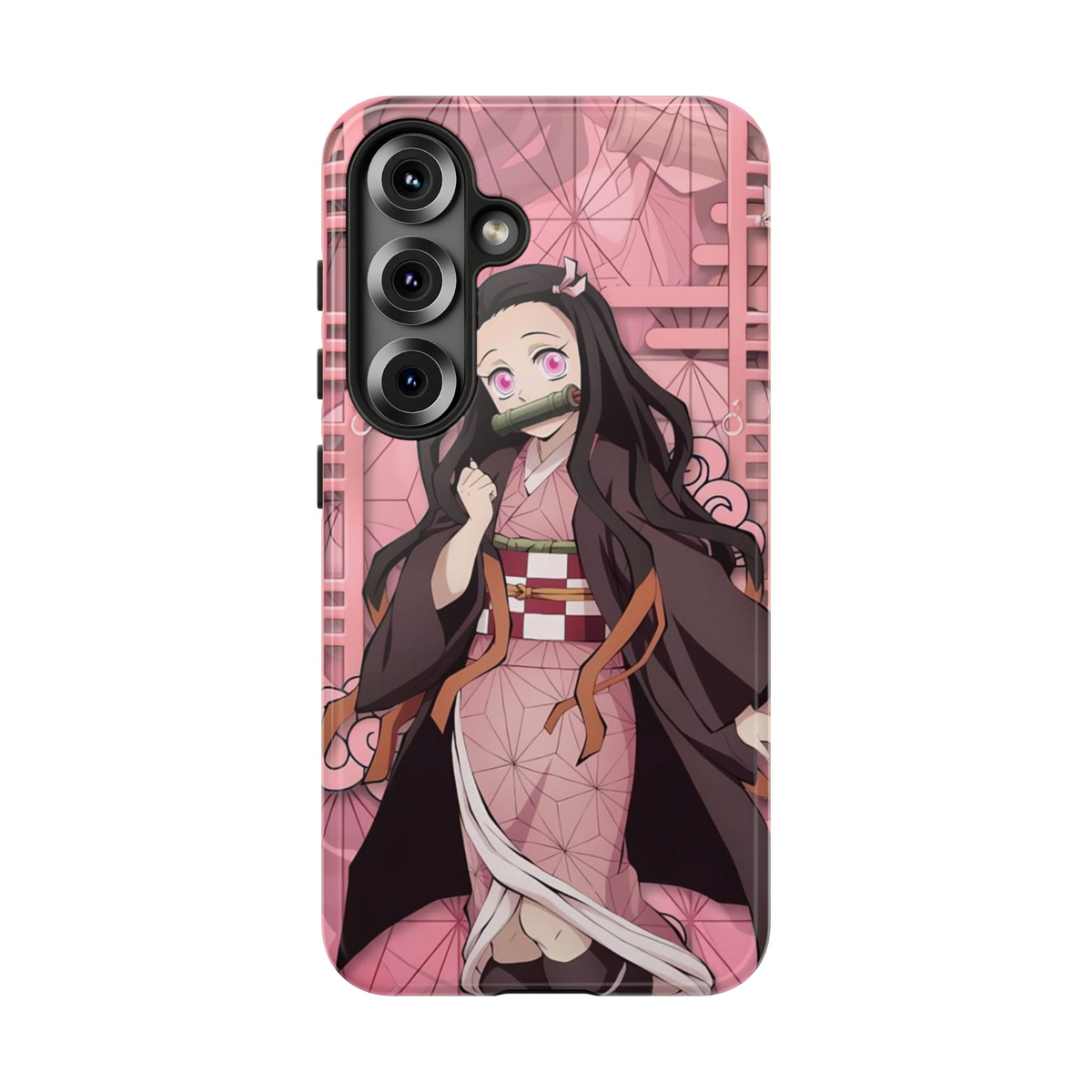 Nezuko Kamado Power Tough Phone Case For Samsung Galaxy S, Demon Slayer, Tanjiro Nezuko Kamado Power Tough Phone Case For Samsung Galaxy S, Demon Slayer, Tanjiro