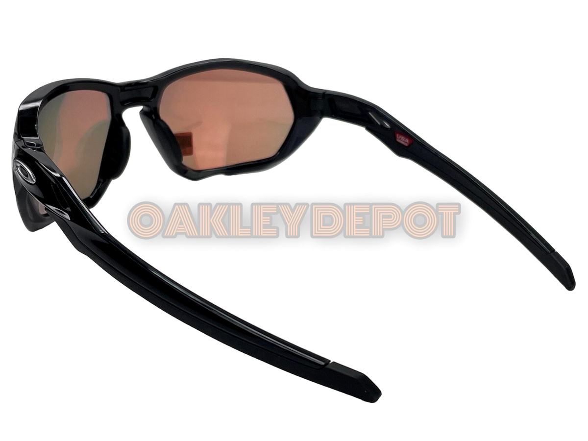 ✓🕶️ OAKLEY PLAZMA 009019 BLACK INK/PRIZM TRAIL TORCH