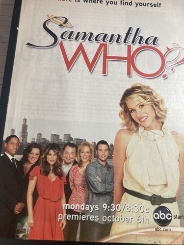 2007 Print Ad For Samantha Who? With Christina Applegate And Melissa McCarthy