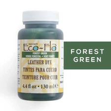 Eco-Flo Leather Dye 4.4 fl. oz. (132 ml) Forest Green - FREE SHIPPING!