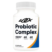 Probiotic Complex -500 Billion Colony Units, 60 Male Female Probiotic Capsules