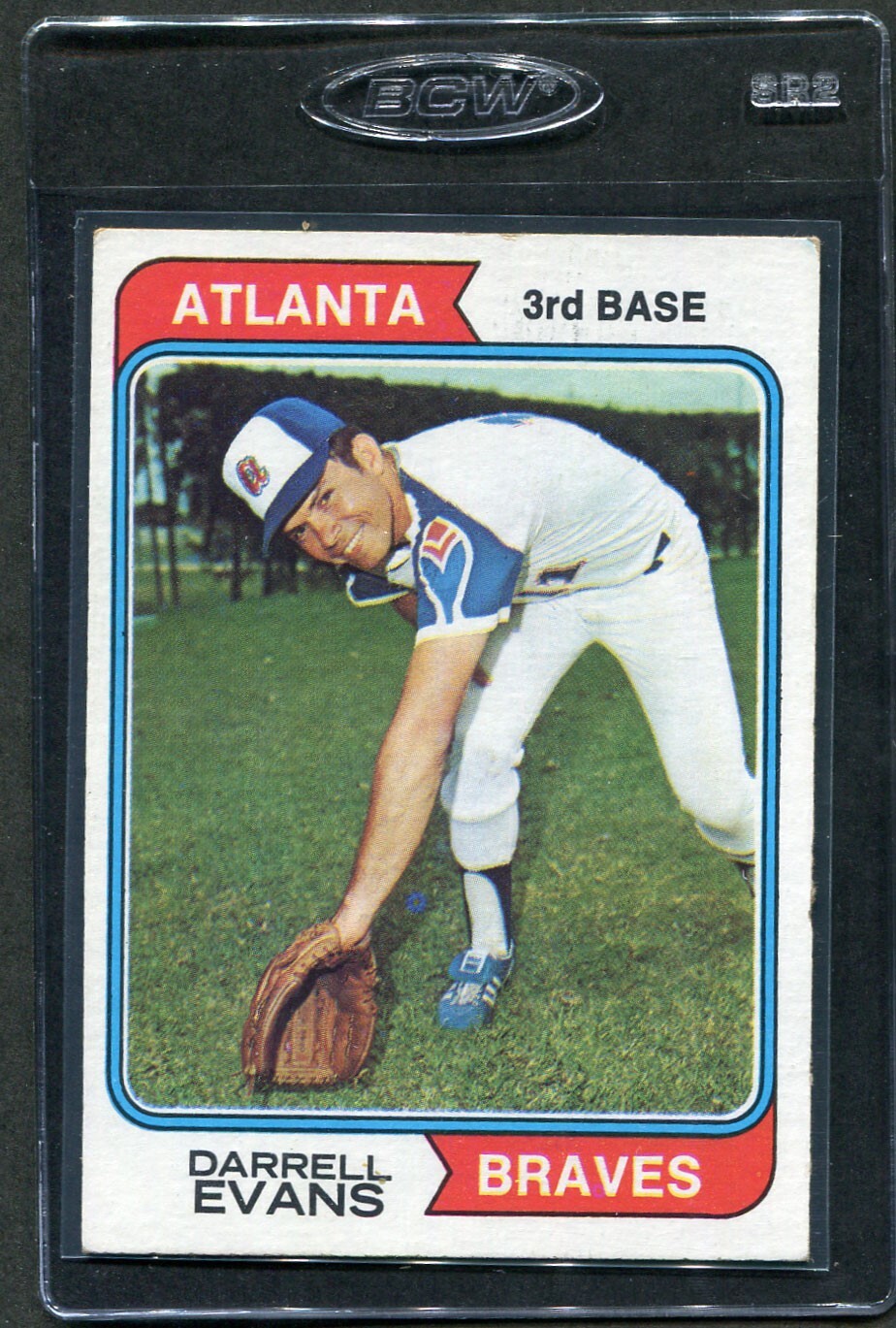 1974 Topps Darrell Evans #140 Braves Vg/ex