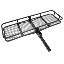 For 2" SUV Car 650 lbs Hitch Cargo Carrier Mounted Basket Foldable Luggage Rack