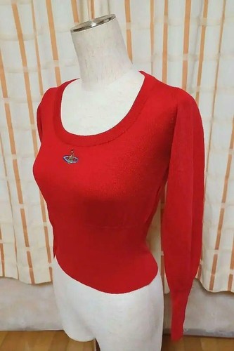 Vivienne Westwood Años 90 Antiguo Etiqueta Roja Milán Vintage Tejido M - Imagen 9 de 10