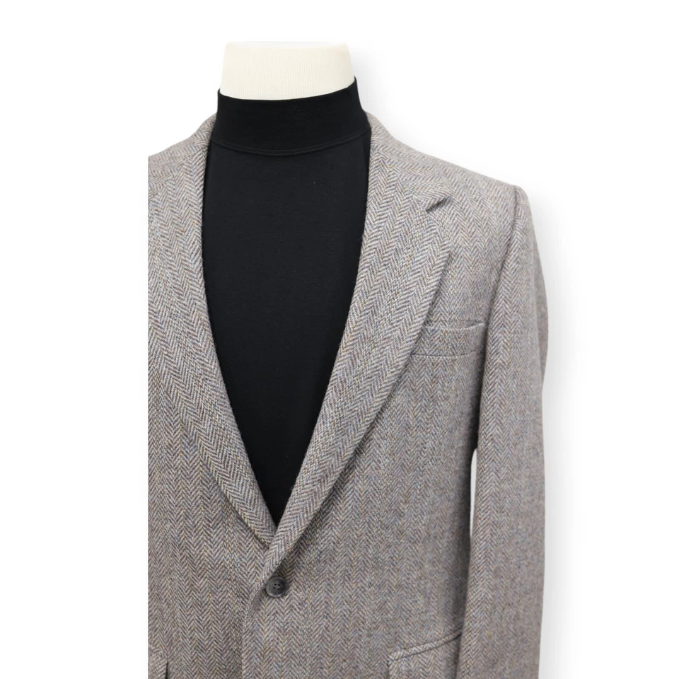 GALERÍA HAGGAR VINTAGE TWEED Hombre ESPIGA Abrigo Deportivo Traje Chaqueta Blazer 40 L Foto 3 de 4