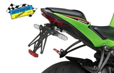 Kennzeichenhalter verstellbar + Licht LIGHTECH KTARKA126 KAWASAKI ZX6 / ZX636 2019-2024