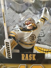 TUUKKA RASK  BOSTON BRUINS WHITE JERSEY 6'' ACTION LIMITED EDITION FIGURE