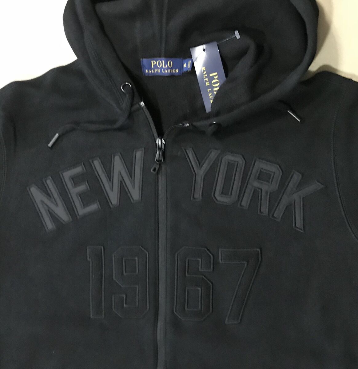 Polo Ralph Lauren Men's NEW YORK 1967 711 5th Avenue Zip Up Polo Ralph Lauren Men's NEW YORK 1967 711 5th Avenue Zip Up