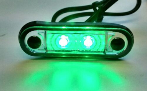 HELLA STYLE LED FLUSH FIT KELSA BAR MARKER LAMP LIGHT 12v 24v QUICK FIT - Picture 17 of 30