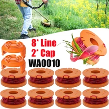 WA0010 WA0004 Grass Trimmer Line Edger Spool Replace for Worx WG154 WG155 WG175