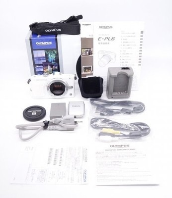 Excellent condition Olympus OLYMPUS Mirrorless Camera PEN Lite E PL6 Body White