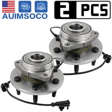 2× Front Wheel Bearing Hub Assy For Chevy Silverado 1500 2007-2013 4WD 515096