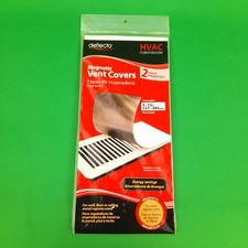 Deflecto Magnetic Vent Covers 2 Pack 5" x 12" Trimmable  Paintable