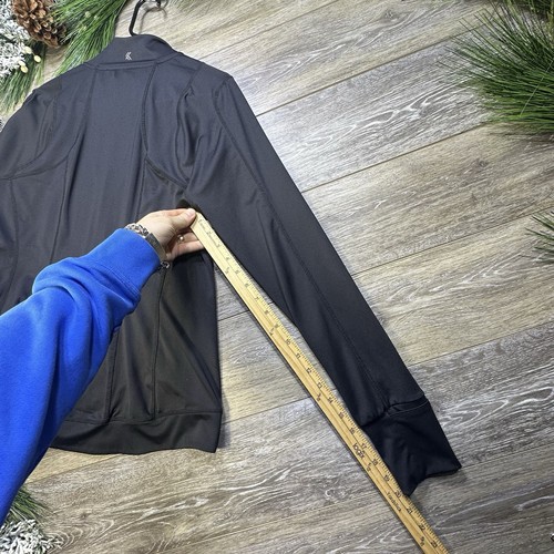 Kyodan Jacket Size Extra Large XL Women’s Sweatshirt Full Zip Black Athletic - Picture 12 of 13