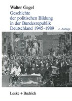 Walter Gagel | Geschichte Der Politischen Bildung In Der Bundesrepublik...