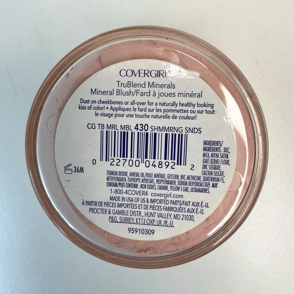 Covergirl Trublend Minerals Shimmering Sands Loose Powder Blush 430 NEW - Image 3 of 3