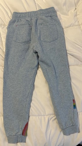 Mini Boden Rainbow Sweatshirt & Sweatpants with Pockets Size 5/6 - Picture 3 of 5