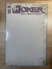 JOKER 80TH ANNIVERSARY 1 BLANK SKETCH VARIANT DC COMICS