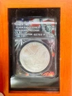 2021 Type 2 Silver Eagle ANACS MS70 Inaugural Release 2703 Of 13976  w/ Display