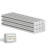 Neodym Magnete 2X1Mm 300 StüCk Dauerhaft Stark FüR KüHlschrank Whiteboard