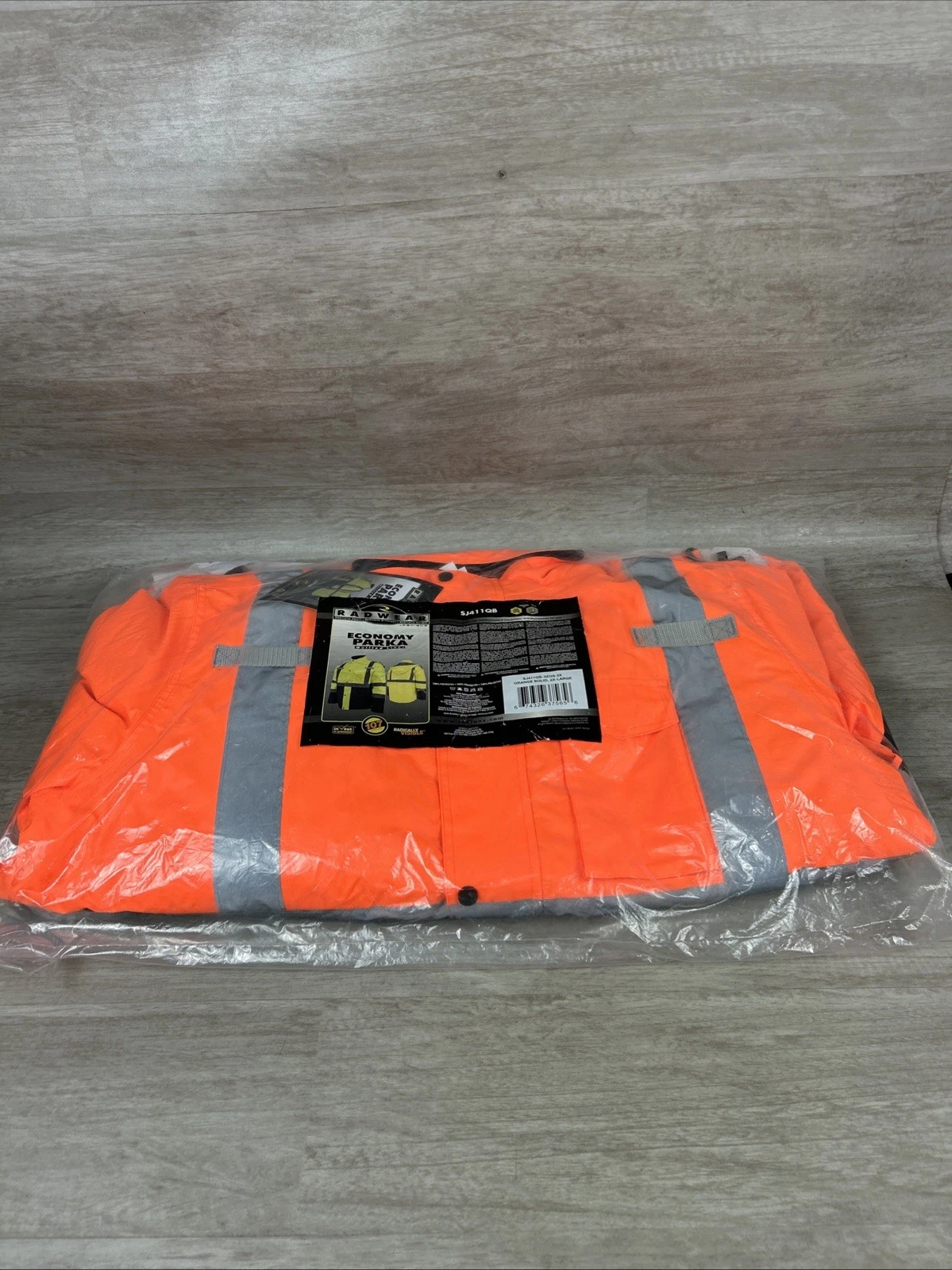 Radwear High Reflective Orange Parka -Size 2X 107 Compliant Sj411qb-3zos-2x image 1