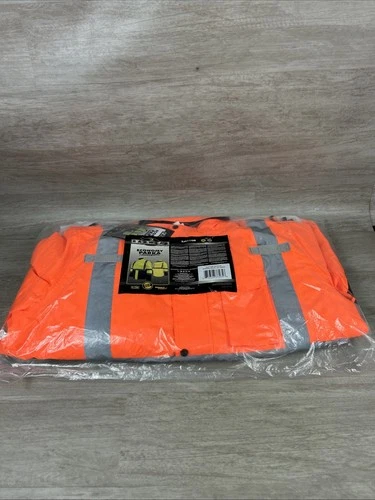 Radwear High Reflective Orange Parka -Size 2X 107 Compliant Sj411qb-3zos-2x - product listing photo
