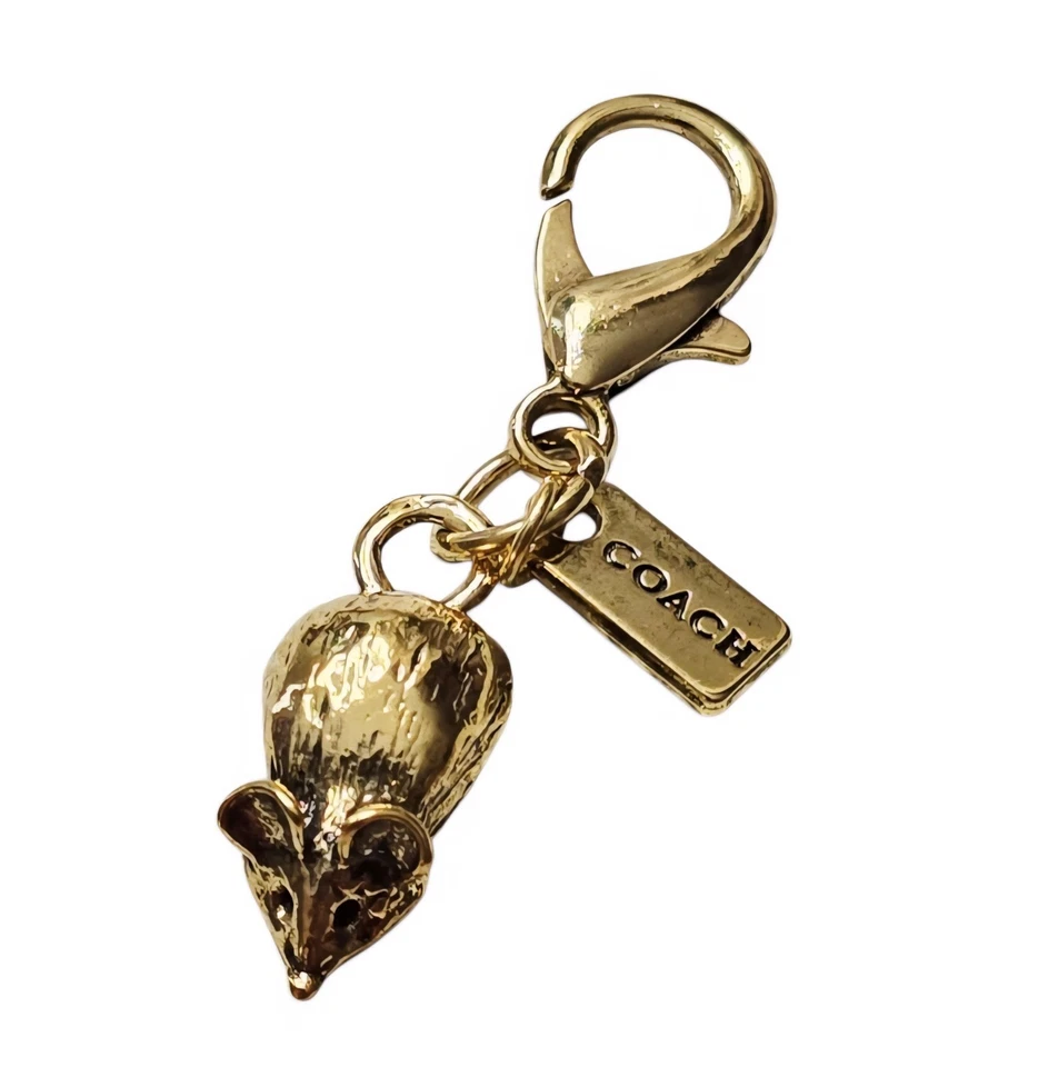 Mini bolso de mano COACH mouse encanto o tirador de cremallera Foto 3 de 4