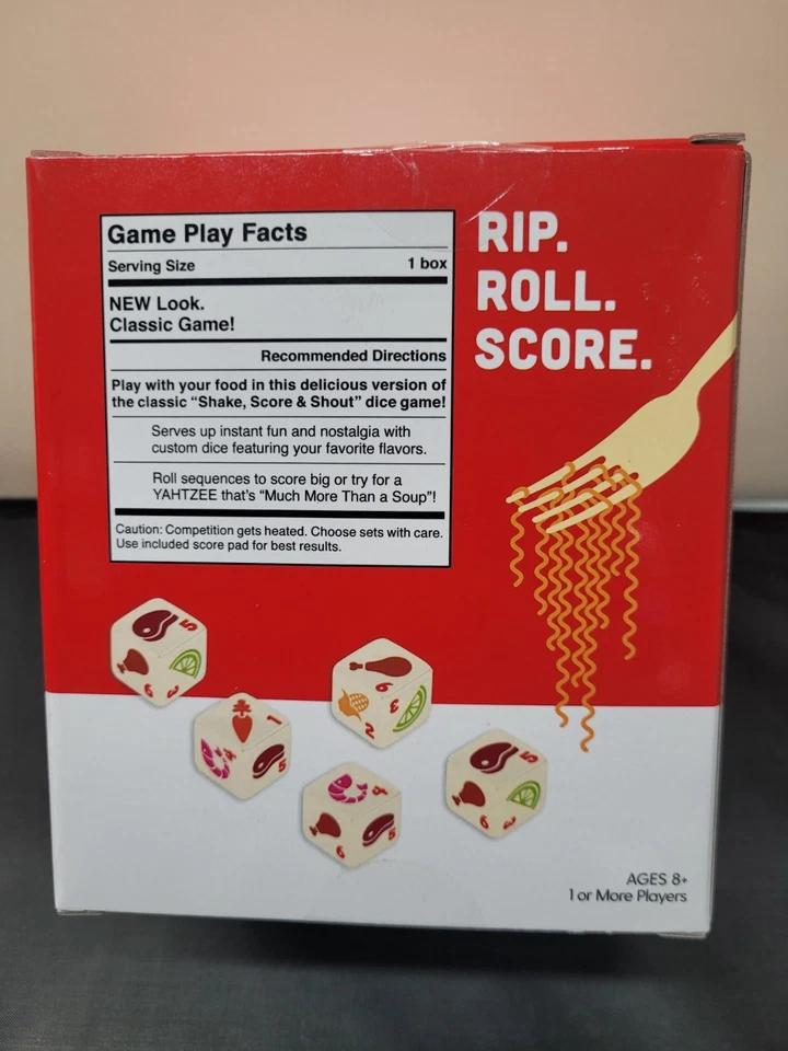 YAHTZEE Cup Noodles Dice Game Ramen Collectible Toy NEW! - Image 2 of 2