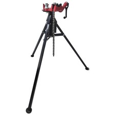 TECHTONGDA Portable Tripod Pipe Chain Vise Support-type Pipe Pliers 1/8''-5''
