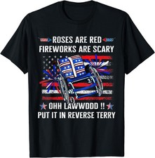 NEW! Back Up Terry Put It In Reverse Funny 4th Of July Fun T-Shirt - MADE IN USA