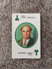 Vintage 1996 Replacement Clue Card Mr Green