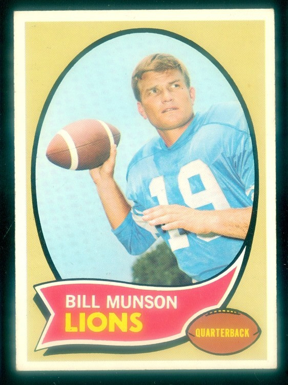 1970 TOPPS #221 BILL MUNSON EXMT