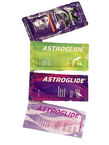 Astroglide 4 Sorten Gleitmittel -30 Einzelpackungen - Bild 1 von 8