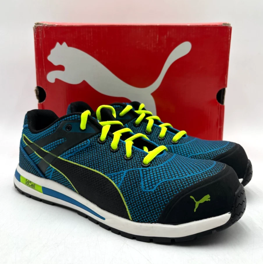 Puma BLAZE KNIT LOW Men's NEW Athletic Safety Shoes Blue Multiple Sizes