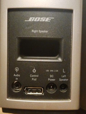 Bose Companion 20 Multimedia Speaker System 406358 Works