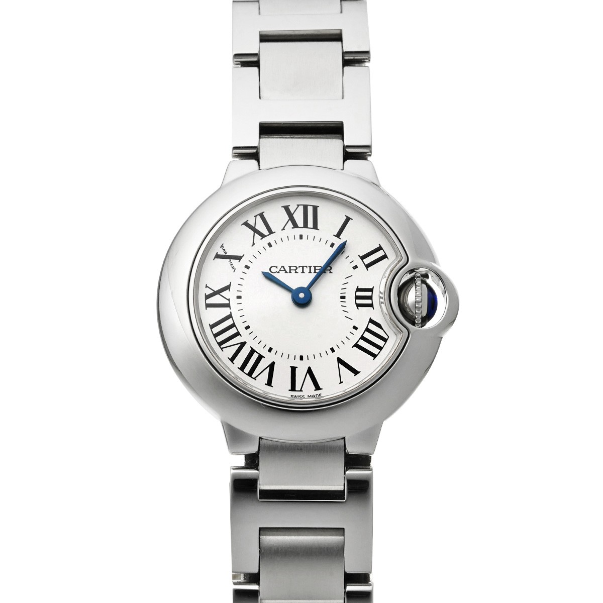 CARTIER Ballon Bleu de Cartier 1.1 " W69010Z4 Silver WATCH 751929