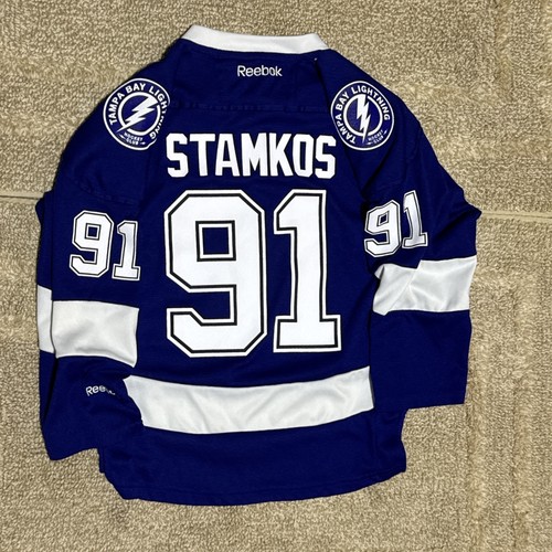 Steven Stamkos #91 Tampa Bay Lightning NHL Hockey Reebok Jersey Size Youth S/M - 第 1/3 張圖片