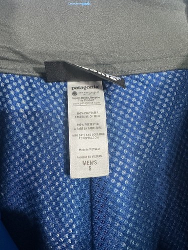 Patagonia Pantalone Uomo Piccolo Blu Snowboard H2No Sci Uomo Neve - Foto 15 di 17