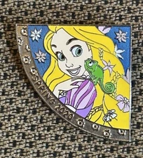 Disney Parks 2020 Spring Four Seasons Quarterly Tangled Rapunzel Pascal Pin